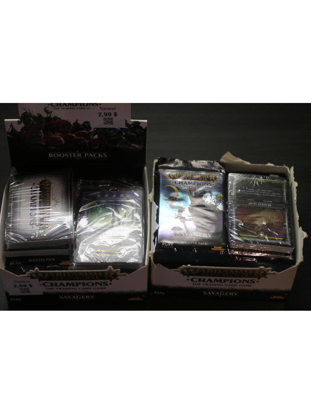 Warhammer Age Of Sigmar Trading Cards Savagery Booster Packs 2 Box New - Picture 2 of 15